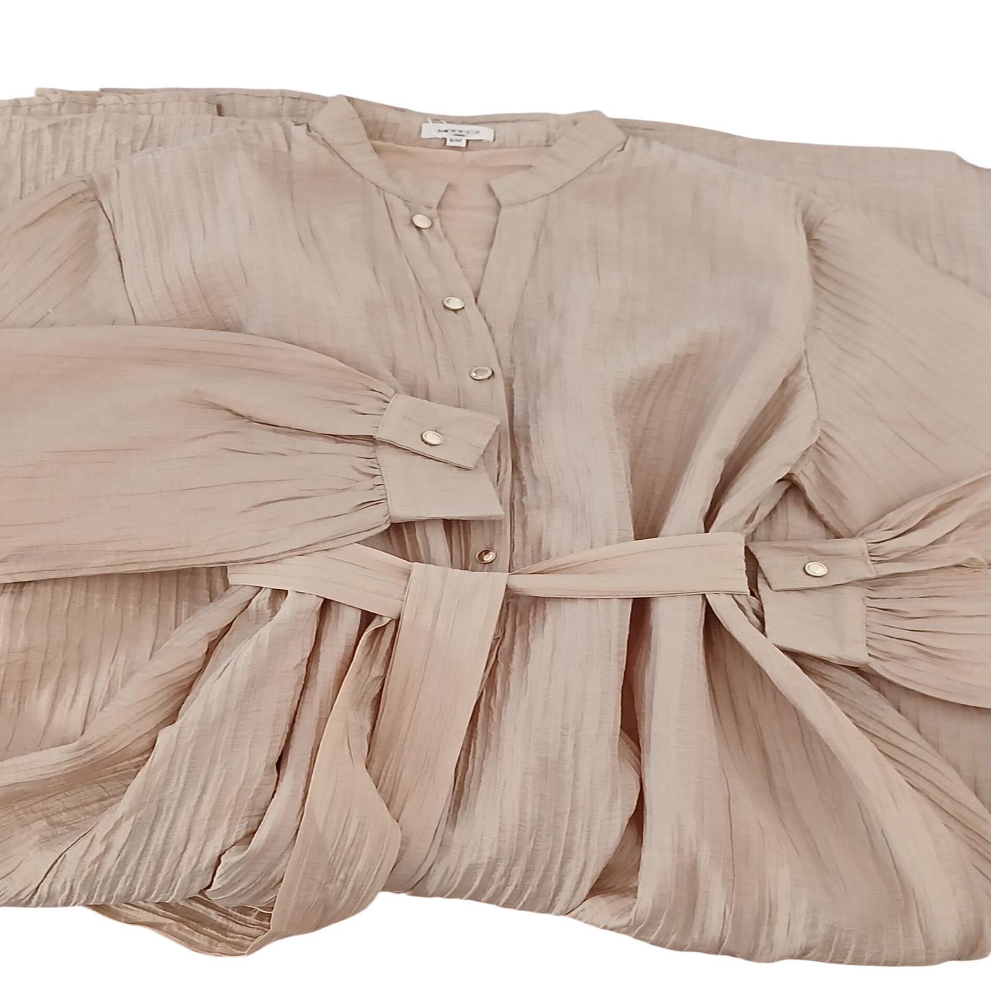 Robe Douceur Champagne - Manches bouffantes