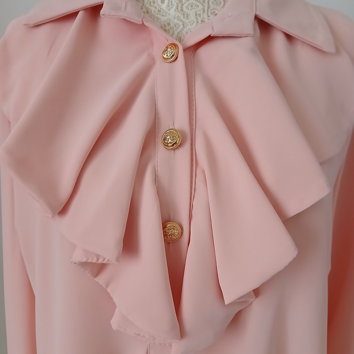 Blouse Aline Rose Poudrée - Made in Italy