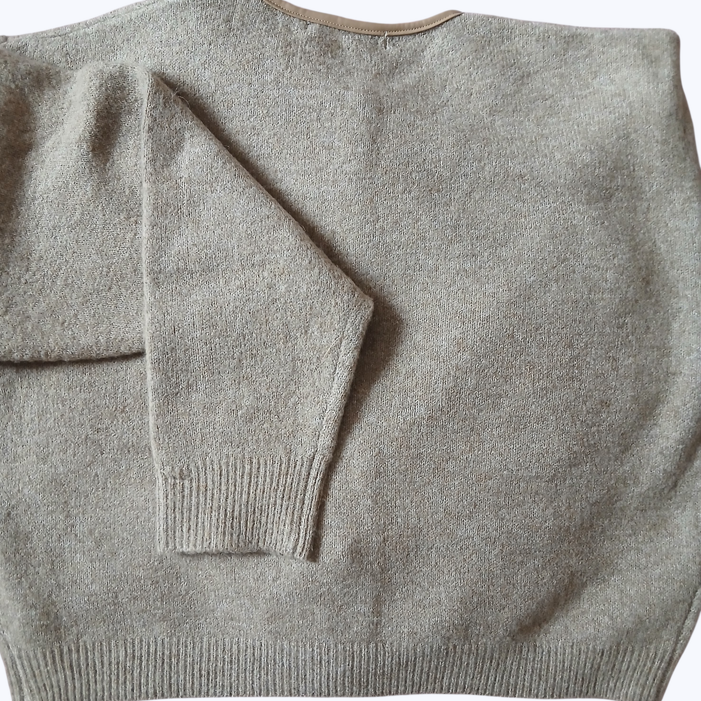 Cardigan GRACIELLA Taupe - avec Nœuds