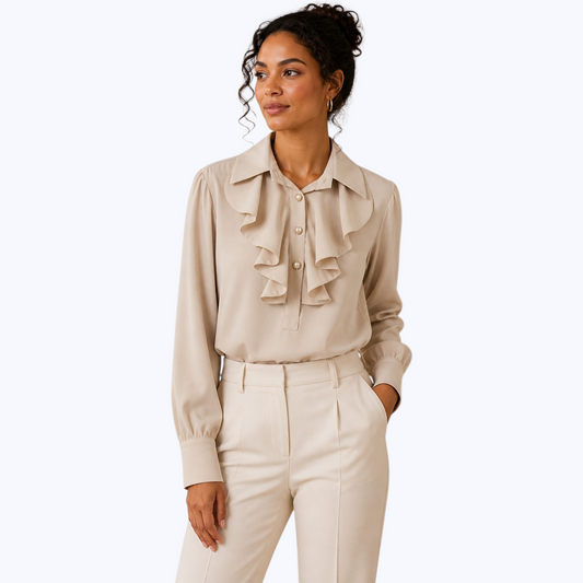 Blouse ALINE Beige - Made in Italy