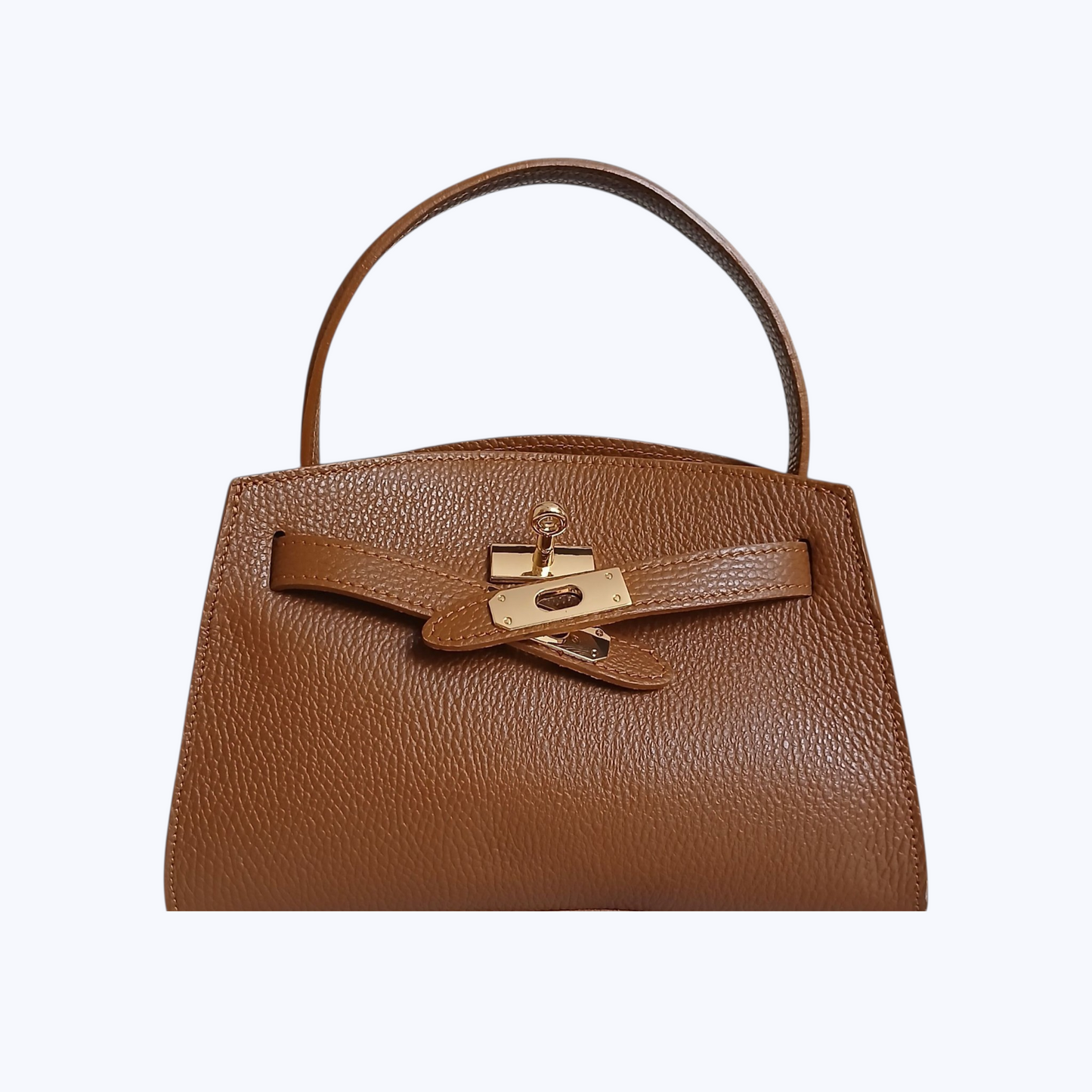 Sac SÉRÉNITÉ Camel - Cuir de Vachette Italien