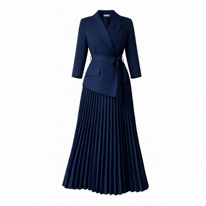 Robe plissée Alegria - bleu Marine