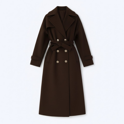 Manteau Josepha Marron - Made in Italy