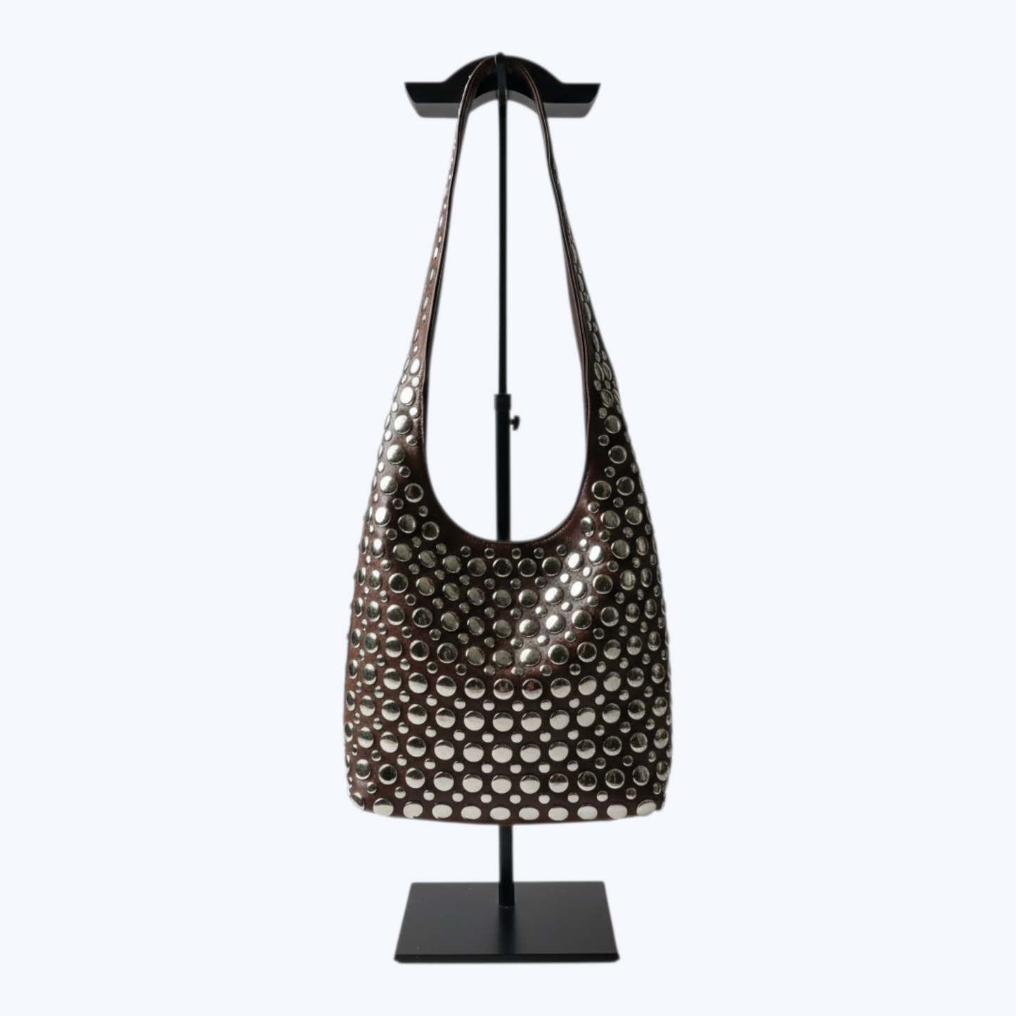 Sac JOËLLA - Besace Clouté Camel