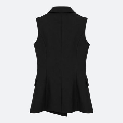 Veste Rebecca Sans Manches – Noire