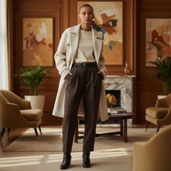 Manteau Josepha Beige - Made in Italy