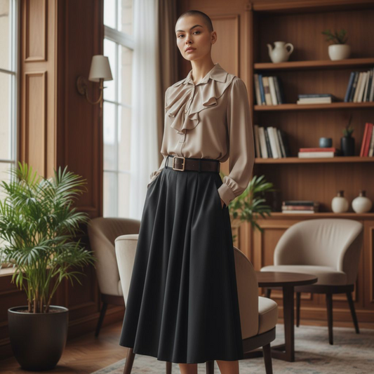 Blouse Aline Beige - Made in Italy