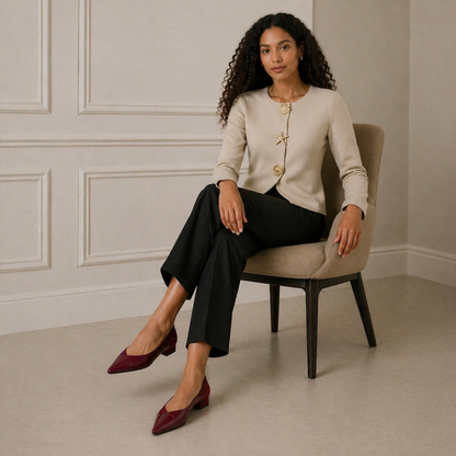 Ballerine BELANGE bordeaux