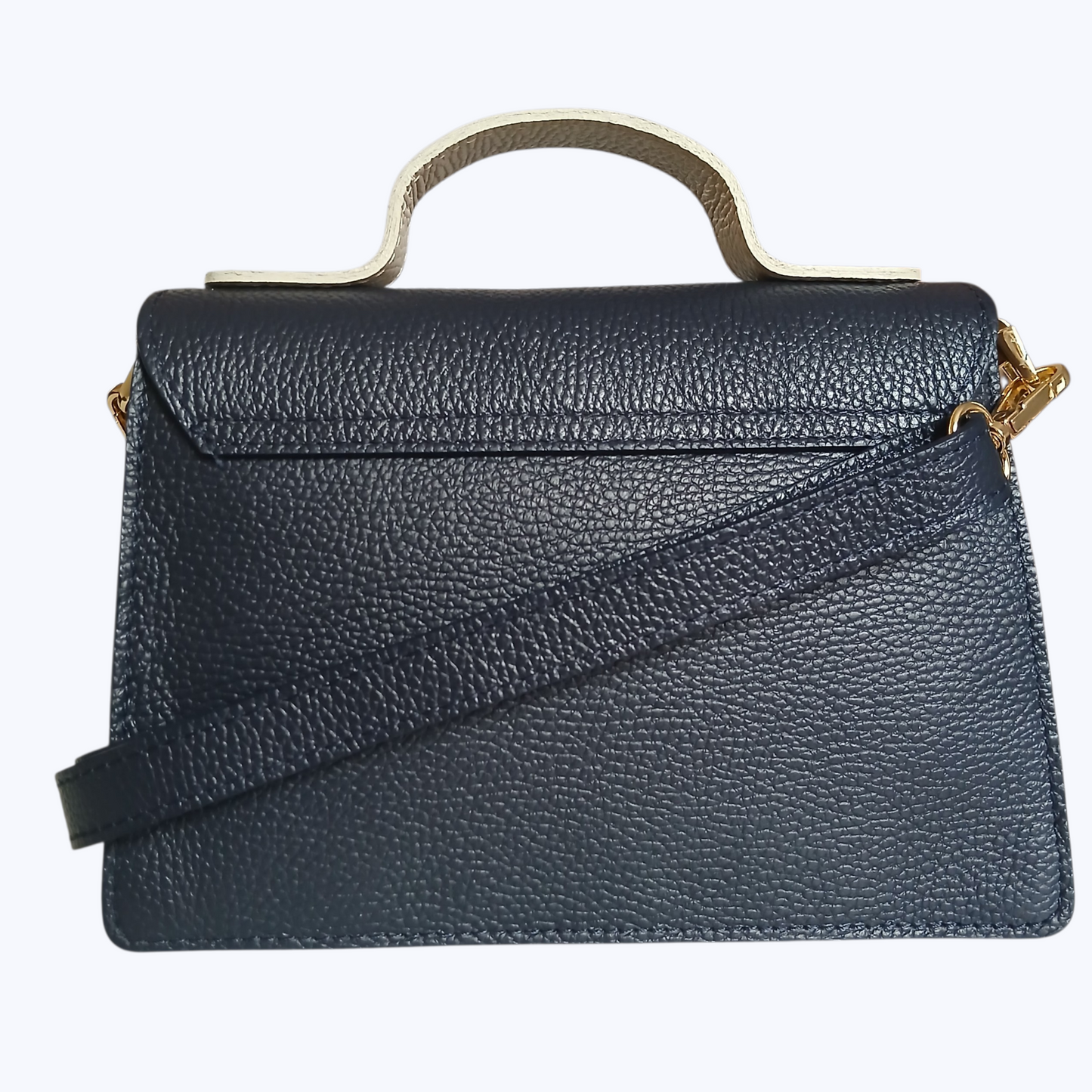 Sac ABONDANCE Bicolore - Cuir de Vachette Italien