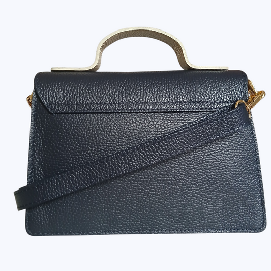 Sac ABONDANCE Bicolore - Cuir de Vachette Italien