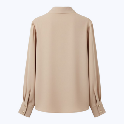 Blouse ALINE Beige - Made in Italy