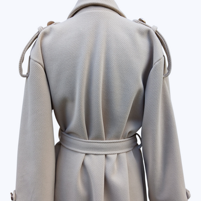 Manteau Trench JOSEPHA Beige - Made in Italy