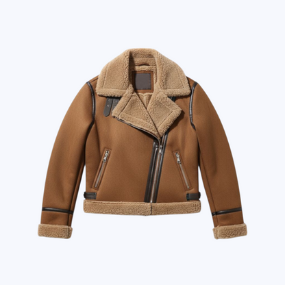 Veste Aviateur ÉZAYA - Style Vintage Chic