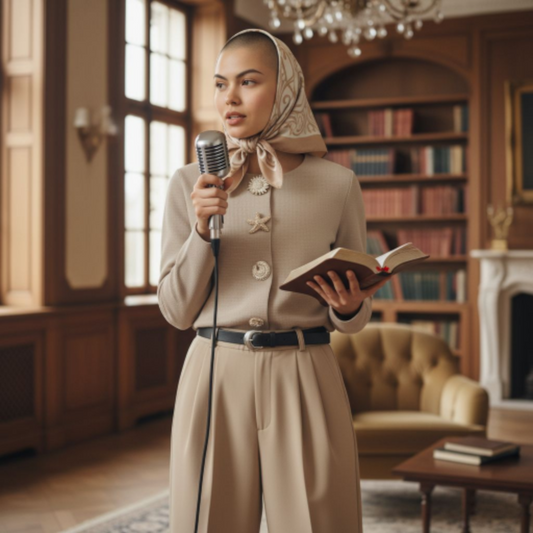 Cardigan Grâce beige - Boutons Dorés