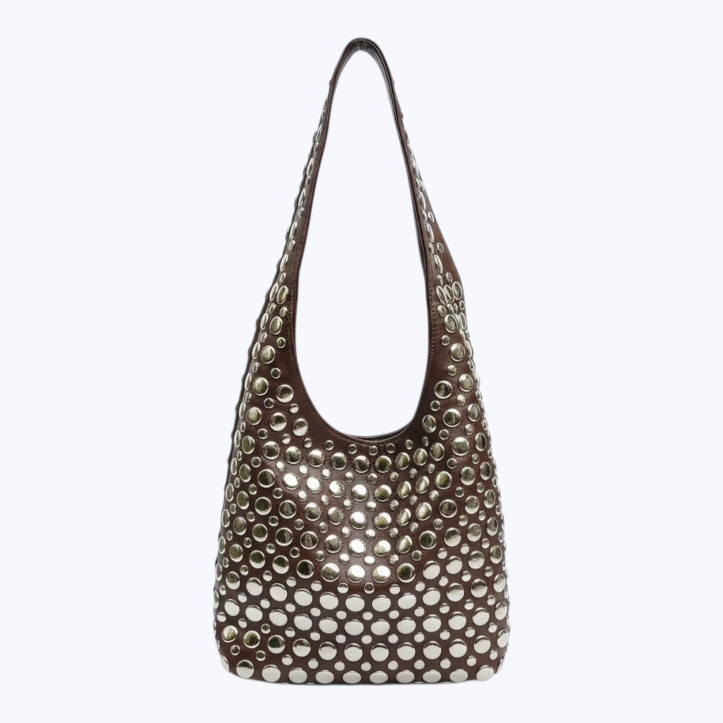 Sac JOËLLA - Besace Clouté Camel