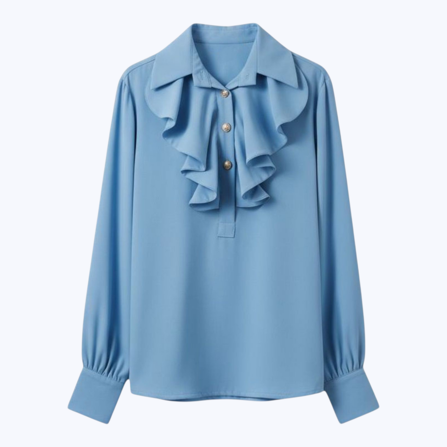Blouse ALINE Bleu Ciel  - Made in Italy
