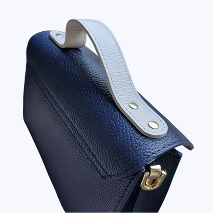 Sac ABONDANCE Bicolore - Cuir de Vachette Italien