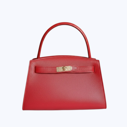 Sac SÉRÉNITÉ Rouge - Cuir de Vachette Italien