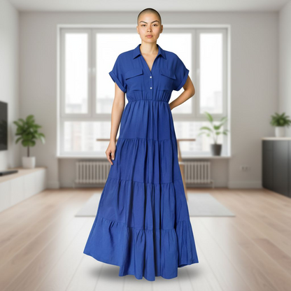 Robe Montagne bleu roi