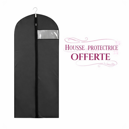 Manteau Trench JOSEPHA Noir - Made in Italy