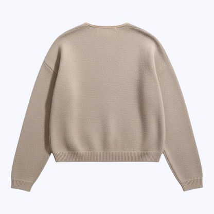 Cardigan Graciella Taupe - avec Nœuds