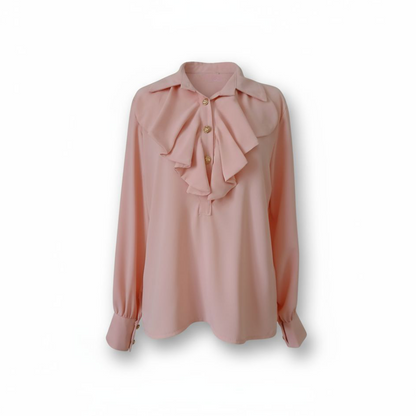 Blouse Aline Rose Poudrée - Made in Italy