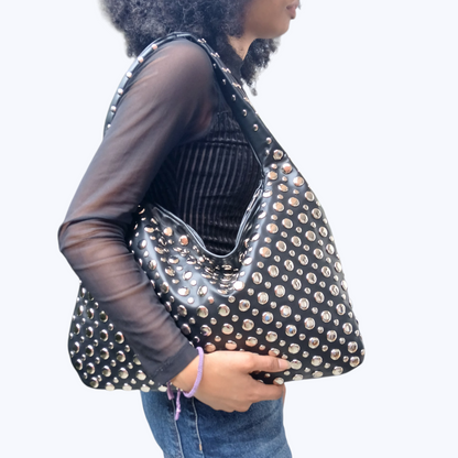 Sac JOËLLA - Noir et Argent