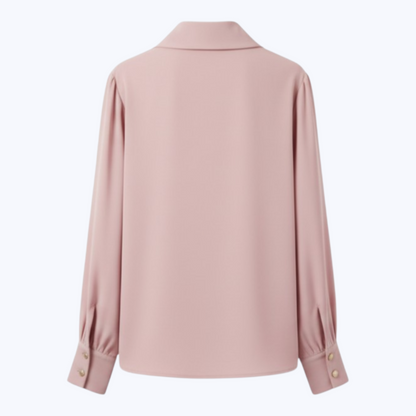 Blouse ALINE Rose Poudrée - Made in Italy