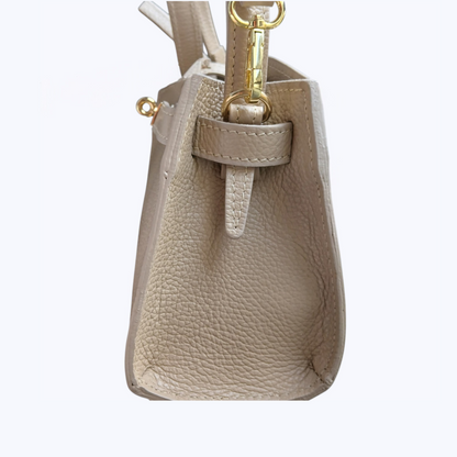 Sac Sérénité Beige - cuir de Vachette Italien