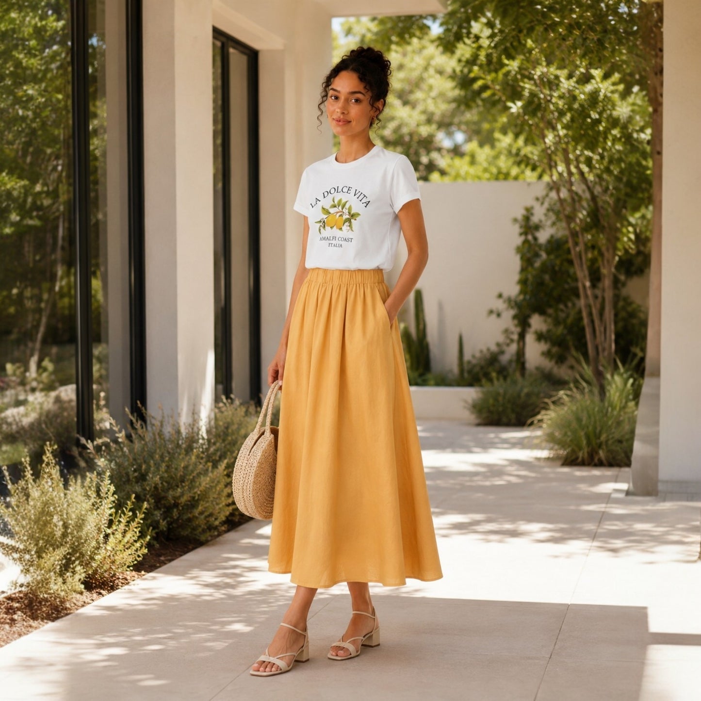 Jupe SOLEYA jaune