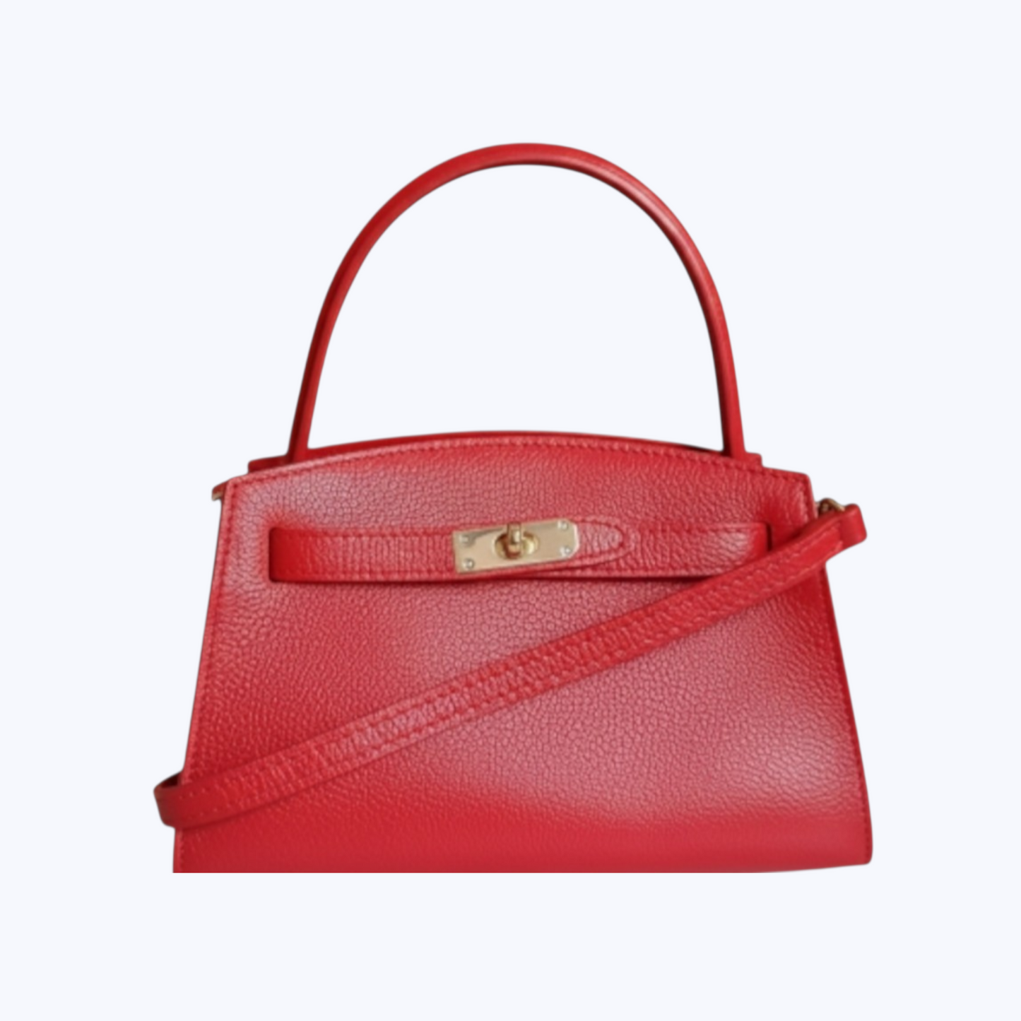 Sac Sérénité Rouge - Cuir de Vachette Italien