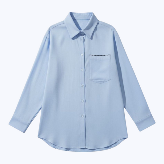 Chemisier Jeanne - Bleu ciel