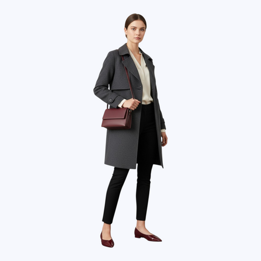 Ballerine Belange bordeaux